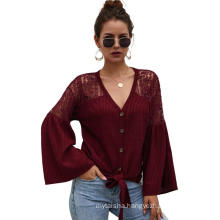 2020 Hot sale women long sleeved knitted sweater